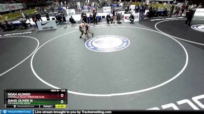 135 lbs Cons. Round 2 - David Oliver Iii, The Grappling Group vs Noah Alonso, Coachella Valley Wrestling Club