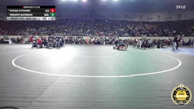 B3A-165 lbs Quarterfinal - Brantz Bateman, Marlow vs Ethan Uyetake, Lincoln Christian