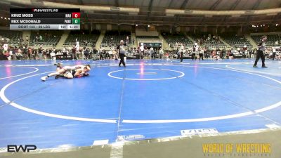 96 lbs Quarterfinal - Kruz Moss, Team Mahindra vs Rex McDonald, Port City Wrestling Club