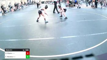 54 lbs Consi Of 4 - Gabriel Myers, LV Bears WC vs Fitz Moreno, Red Wave WC