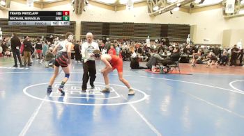 111 lbs Semifinal - Travis Pritzlaff, Edge Wrestling - MSC vs Michael Miraglia, Revolution Wrestling Club - MSC