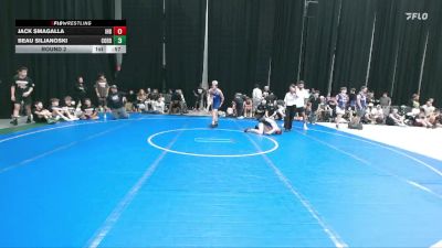 96 lbs Round 2 - Jack Smagalla, Iron Horse Blue vs Beau Siljanoski, Cordoba Trained