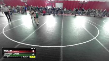 126 lbs Round 2 - Addyson Lawler, Wisconsin vs Ellie Gee, Warrior Youth Wrestling