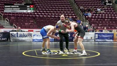 189 lbs Consi 1 - Gehret Gentzyel, York Suburban vs Cameron Hershey, Spring Grove