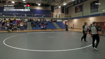 165 lbs Finals (2 Team) - Max Norman, Brown vs Jordan Barry, LIU