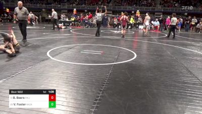 65 lbs Round Of 16 - Brody Beers, Palisades vs Vincent Foster, Nazareth