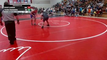 215 lbs Cons. Round 4 - Tilken Fruhwirth, New Ulm Area vs Wyatt Larson, New Richland-H-E-G
