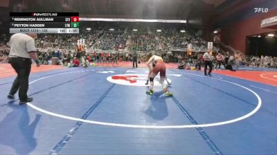 135 lbs Semifinal - Peyton Hadden, Lyman vs Remington Aullman, Star Valley