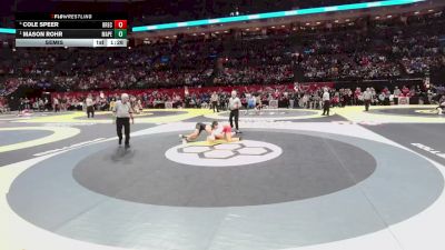 144 lbs Semis - Mason Rohr, Mass. Perry vs Cole Speer, Brecksville
