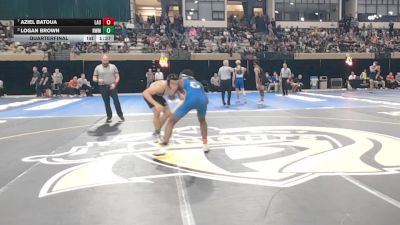 165-4A/3A Quarterfinal - Aziel Batoua, Laurel vs Logan Brown, Northwest
