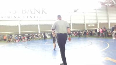 55 lbs Champ. Round 1 - Remington Ovard, Evanston Elite Wrestling vs Hadlea West, Aviator Wrestling Academy