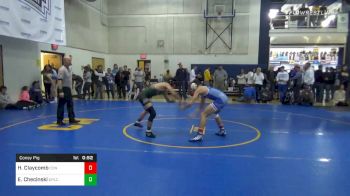 126 lbs Consolation - Hunter Claycomb, Connellsville vs Eric Checinski, Depaul Catholic-NJ