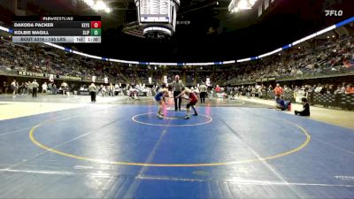 155 lbs Consy 1 - Dakoda Packer, Keystone Central vs Kolbie Magill, Slippery Rock