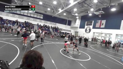 105 lbs 3rd Place Match - Myah Coble, Santa Ana vs Valeria Rodriguez, Santiago