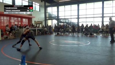 125 lbs Cons. Semi - Israel Zamarron, Trojan Warrior Elite vs Caleb Alcorn, DC Elite