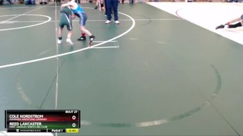 49 lbs Cons. Round 1 - Cole Nordstrom, Punisher Wrestling Company vs Reed Lancaster, Port Angeles Wrestling Club