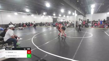 89 lbs Rr Rnd 2 - Eric Salazar, Espanola Wrestling vs Jeselle Armendariz, X-CLUSIVE Wrestling