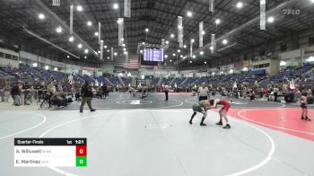 95 lbs Quarterfinal - Apollo Willuweit, Winner vs Eloy Martinez, La Gente WC