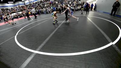 58 lbs Rr Rnd 5 - Lucy Chill, Perry Wrestling Academy vs Slade Stone, Piedmont