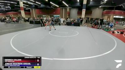 126 lbs Quarterfinal - Derrick Collins, 4oz Wrestling vs Jordan Builtron-Arguello, Pirate Wrestling Club