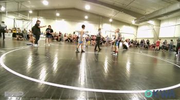 76 lbs Quarterfinal - Boston Bollinger, Tulsa Blue T Panthers vs Tsu-tli Christie-Vangen, Fort Gibson Youth Wrestling