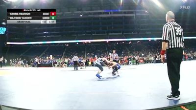 D3-150 lbs Semifinal - Stone Redmon, Dundee vs Karson Yancer, Sanford Meridian