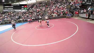 3A 235 lbs Cons. Semi - Lila Andrew, Grantsville vs Aspen Clark, Richfield