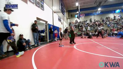 46 lbs 3rd Place - Carter Mcculley, Claremore Wrestling Club vs Moxin Hammans, Warner Eagles Youth Wrestling