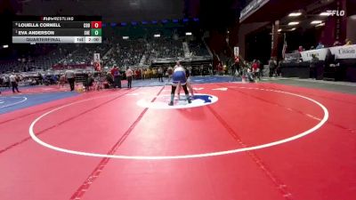 190 lbs Quarterfinal - Joci Davis, Cheyenne East vs Alicia Alemãn, Lyman