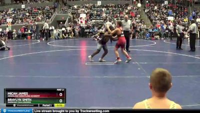 Round 3 - Braylyn Smith, Sherman Challengers vs Micah James, Siouxland Wrestling Academy
