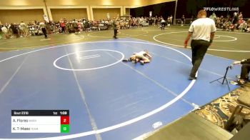 80 lbs Quarterfinal - Audrey Flores, Warriors Of Christ (WOC) vs Kaila Tatekawa-Maes, Team Hawaii