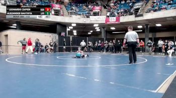 113 lbs Cons. Round 1 - Leonardo Zapien, Unattached vs Alezander Bautista, Addison Trail