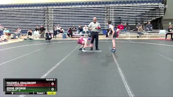 100 lbs Round 3 (10 Team) - Eddie George, Team Shutt vs Maxwell Krauskopf, Legend Wrestling