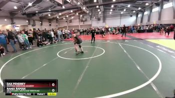 120 lbs Round 2 - Rania Raman, Gracie Barra Westchase Wrestling Club vs Dax Pendrey, Nolfpack Wrestling Academy