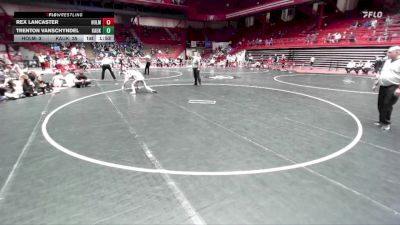 106 lbs D1 - Semi-finals (fri 7:30pm.) - Trenton VanSchyndel, Kaukauna vs Rex Lancaster, Holmen