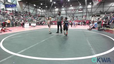 49 lbs Rr Rnd 2 - Kayson Jones, Tulsa Blue T Panthers vs Baylor Bay, Sperry Wrestling Club