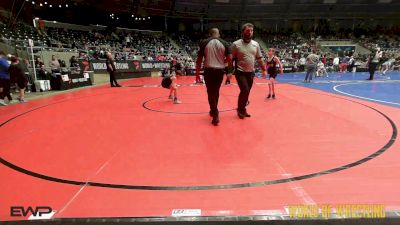 70 lbs Round Of 64 - Luke Taussig, Greater Heights Wrestling vs Parker Mabe, Vian Wrestling Club