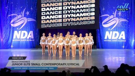 Dance Dynamics - Junior Elite Small Contemporary/Lyrical [2025 Junior - Contemporary/Lyrical - Small Day 2] 2025 NDA All-Star National Championship