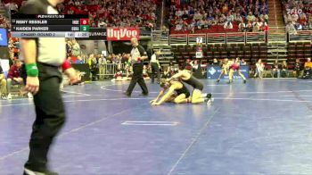 2A-132 lbs Champ. Round 2 - Kaiden Parker, Oskaloosa vs Remy Ressler, Independence