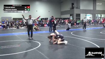 100 lbs Cons. Round 3 - Collin Rezac, Topeka Blue Thunder vs Brooks Rankin, Wildcat