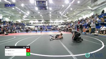 60 lbs Quarterfinal - Salyer Torix, Sperry Wrestling Club vs Ryett Rinn, Tulsa Blue T Panthers