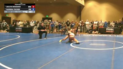 110 lbs 1st Place Match - Jaclyn Bouzakis, Wyoming Seminary vs Sarissa Tucker, Legacy Dragons