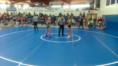 126 lbs Round 1 - Peytin Corbell, Morenci High School vs Elika Gonzales, Thatcher HS