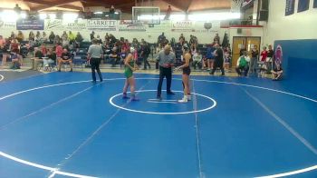 126 lbs Round 1 - Peytin Corbell, Morenci High School vs Elika Gonzales, Thatcher HS