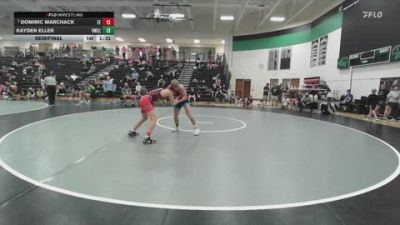 132 lbs Semifinal - Kayden Eller, Viking Wrestling Club (IA) vs Dominic Marchack, Eierman Elite