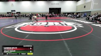 144C Quarterfinal - Grant Fadler, Platte County vs Cameron Bruce, Arkansas City HS