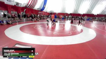 92-95 lbs Round 2 - Callan Erickson, Waska/BBE vs Ryker Spike, Mora Mustangs