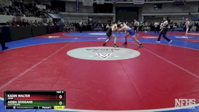 5A 157 lbs Semifinal - Aiden Goggans, Scottsboro vs Kadin Walter, Arab