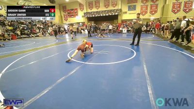 70 lbs Consolation - Judson Gann, Barnsdall Youth Wrestling vs Grady Zinter, Owasso Takedown Club