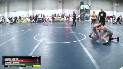 130 lbs Cons. Round 2 - Gabriel Burns, Roundtree Wrestling Academy vs Urijah Lopez, Perrysburg Wrestling Club